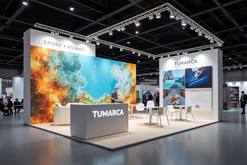 Stands para ferias. Diseño, Impresión & Publicidad con Stands para ferias, espacios promocionales, displays para eventos. Impresiona tus clientes con un stand que se robe las miradas. Destaca en eventos con diseños que destaquen desde cualquier ángulo!. Las mejores ofertas & precios del mercado en Quito, Guayaquil & todo Ecuador para tu empresa. Precios: ajustados según la necesidad de cada evento, flexibles para adaptarse a cualquier presupuesto, competitivos mediante estrategias personalizadas. Tipos: stands modulares con sistemas versátiles, stands portátiles ideales para eventos itinerantes, stands personalizados de acuerdo con la identidad de tu marca. Materiales: aluminio ligero para fácil transporte, PVC resistente al desgaste, tela tensada de alta calidad. Tamaños: espacios amplios para atraer multitudes, estructuras compactas con funcionalidad completa, configuraciones ajustables para adaptarse a cualquier ubicación. Servicios: instalación sin complicaciones, asesoramiento personalizado desde la concepción hasta la ejecución, diseño gráfico exclusivo con impresión de alta definición. Ideas: stands interactivos con pantallas táctiles, espacios inmersivos que fusionan tecnología y diseño, exhibiciones multisensoriales para captar la atención de todos los sentidos!
